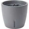 Fndzk Self Watering Plastic Planter Gray 7 in